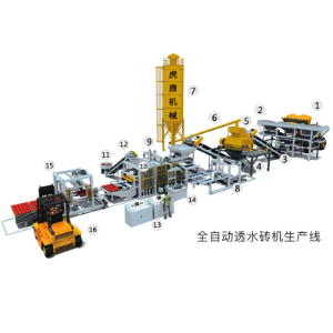 全自動透水磚機生産線(xiàn)